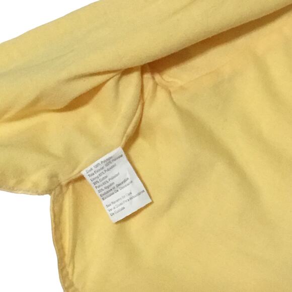 Carter's Hooded Jacket Yellow Giraffe Design Scallop Hem Baby Girls Size 6-9 M - Picture 8 of 9